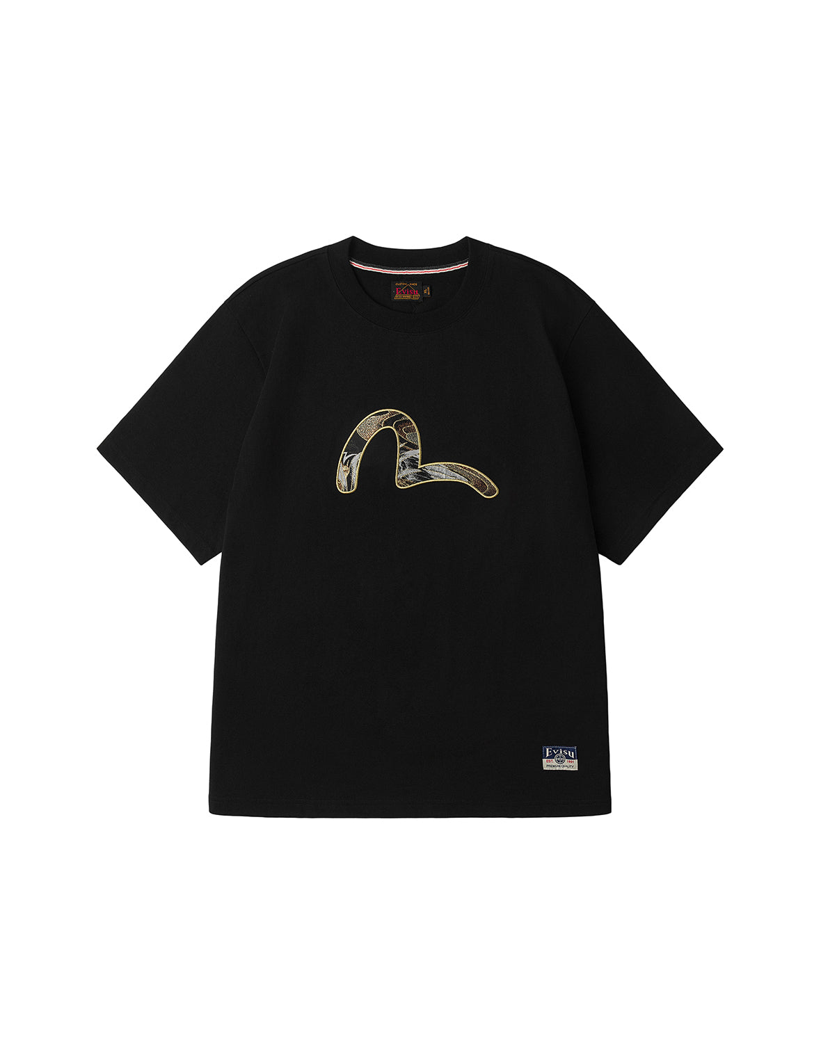 海鷗織錦貼布常規版型T恤